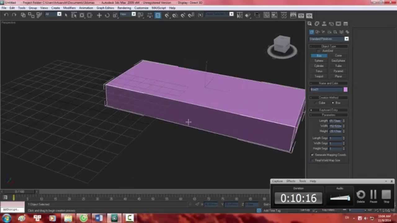 Học 3ds max cơ bản | [tutorial] Hướng Dẫn 3D max cơ bản Bài 1