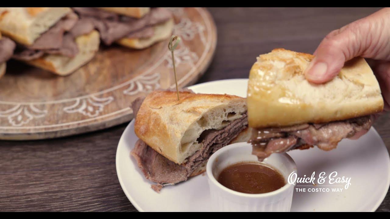Quick & Easy New York Shabu Shabu French Dip with Au Jus YouTube
