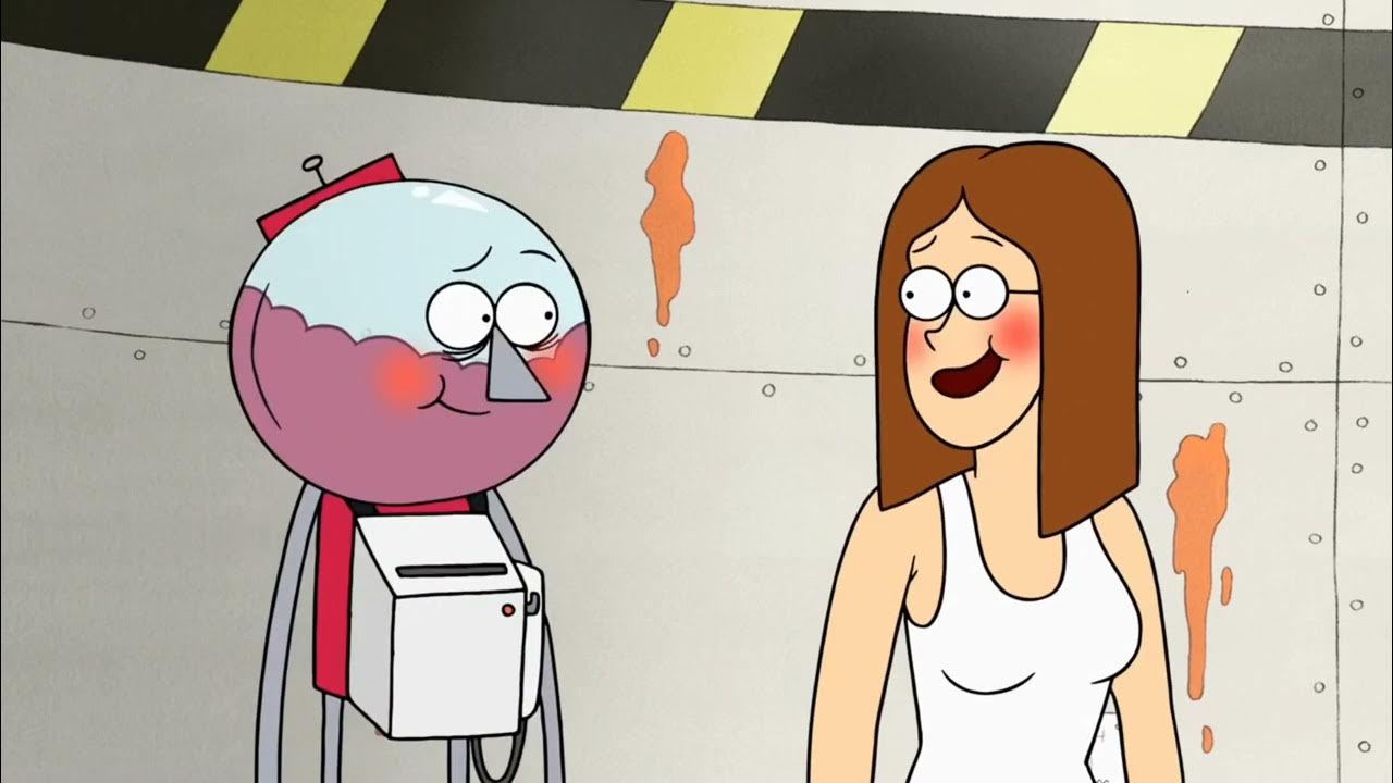 Regular Show Pam I Am Lenger Catched Pam And Benson Having Lunch