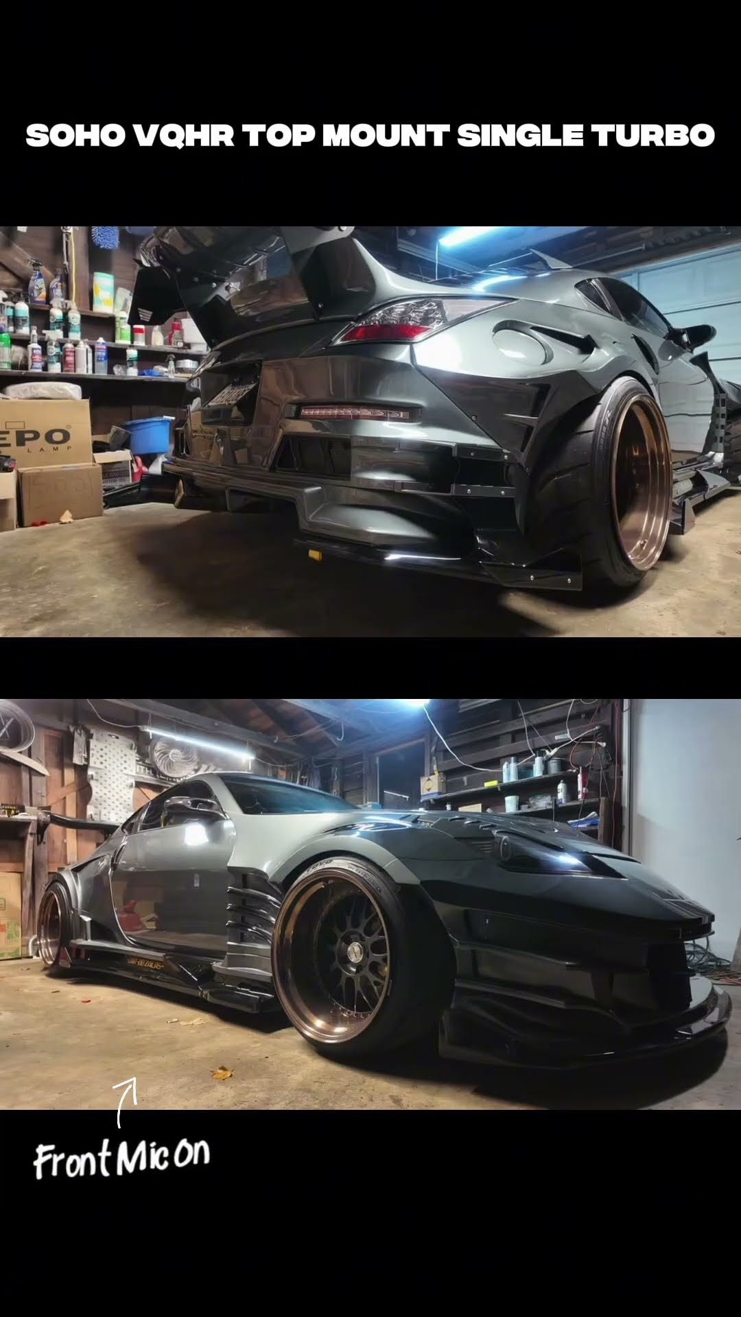 350Z Maxing. Excelsior Z33 W/ Top Mount Single Turbo #350z #soho