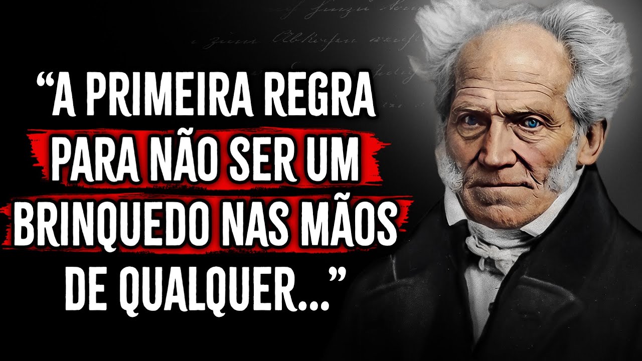Frases de Arthur Schopenhauer que você precisa conhecer antes dos 40 -  YouTube