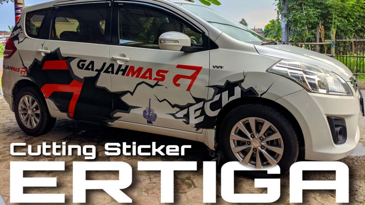 Cutting Sticker Suzuki Ertiga YouTube