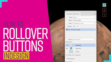 How to create rollover buttons in indesign