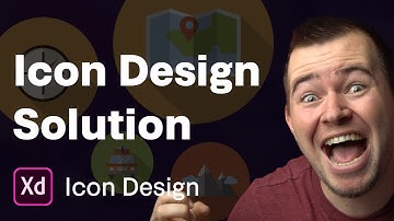 Icon Design Solution | Ep 20/30 [Icon Design in Adobe XD]