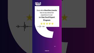 Fobel's Excel Expert Program Review    #excelcourse #excelexpert #studentsreviews #careergrowth