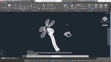 AUTOCAD TUTORIAL #10 PORTALBE ELECTRIC FAN STAND