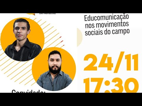 Live - Educomunicação nos movimentos sociais do campo, Kaká Nascimento & João Djane