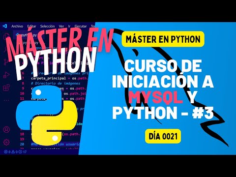 Curso de iniciación a MYSQL y PYTHON - PARTE 3 - PYTHON 100 DÍAS #21