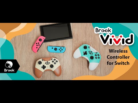 【Brook Vivid】Wireless Controller for Switch – lovely & cute, conquer the user's heart.