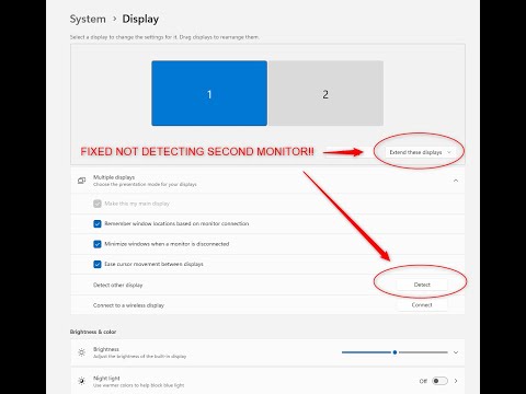 Windows 11/10 Not Detecting Second Monitor | Steps On How To Fix 2nd Monitor (2024)