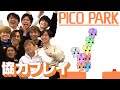 この9人で協力できるのか…?チームワーク必須のパズルゲームで大騒ぎ【PICO PARK】