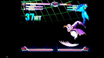 MvC2: Storm Flying Screen Infinite Vs Psylocke