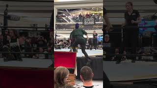 Sawyer Wreck comes out of the casket at GCW Dream On