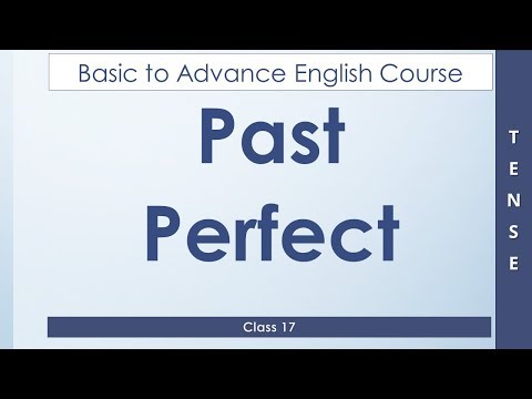 The Past Perfect Tense in Urdu Learn English in Urdu