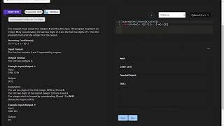 SKILLRACK | DAILY TEST | 17/09/2023 |CONCATENATE FIRST&LAST TWO DIGITS | PROGRAM ID 9487 | PYTHON ||