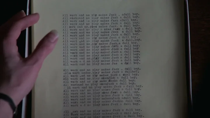 THE SHINING | All work and no play | Director's cut