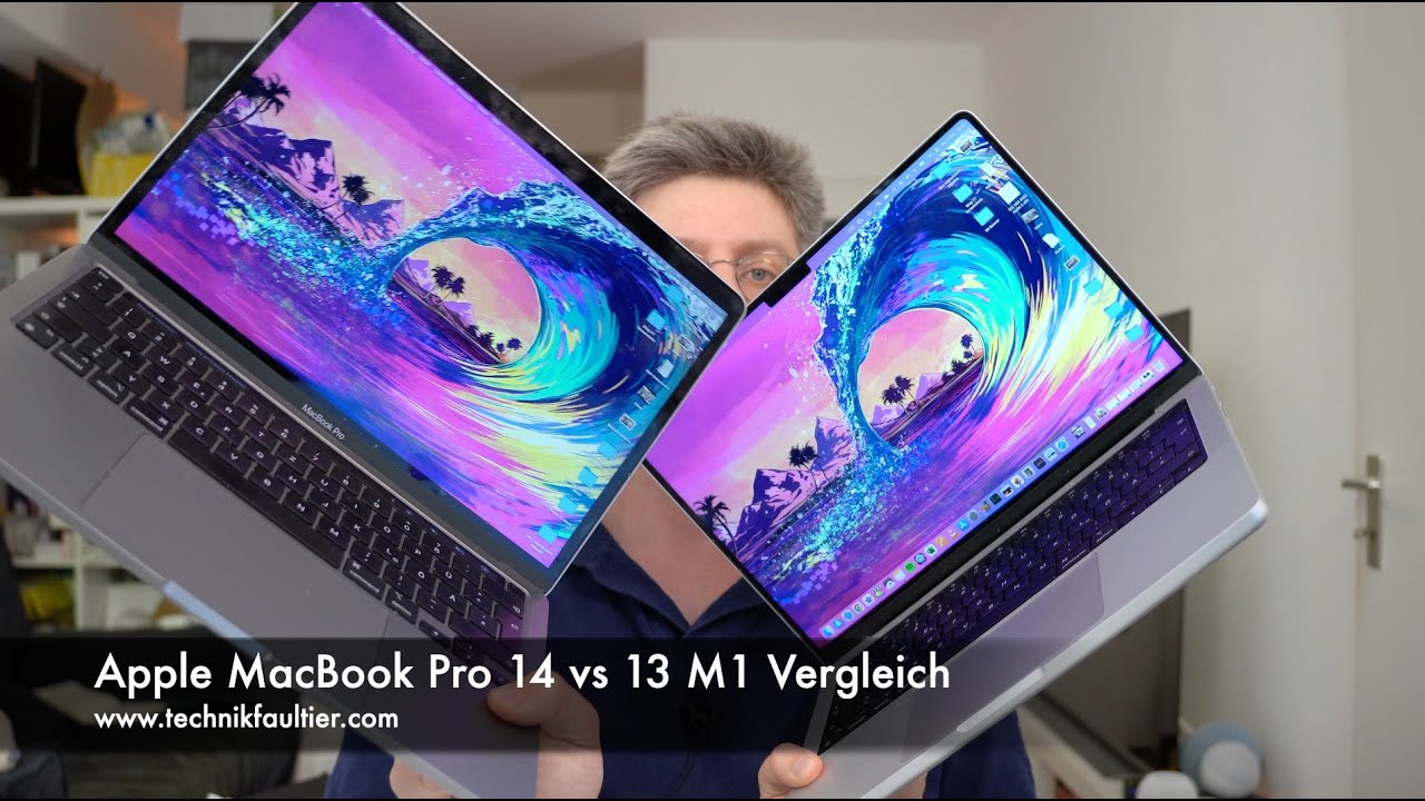 Apple MacBook Pro 14 vs 13 M1 Vergleich - YouTube