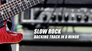 Video thumbnail of "Slow Rock Ballad Guitar Backing Track D Minor"