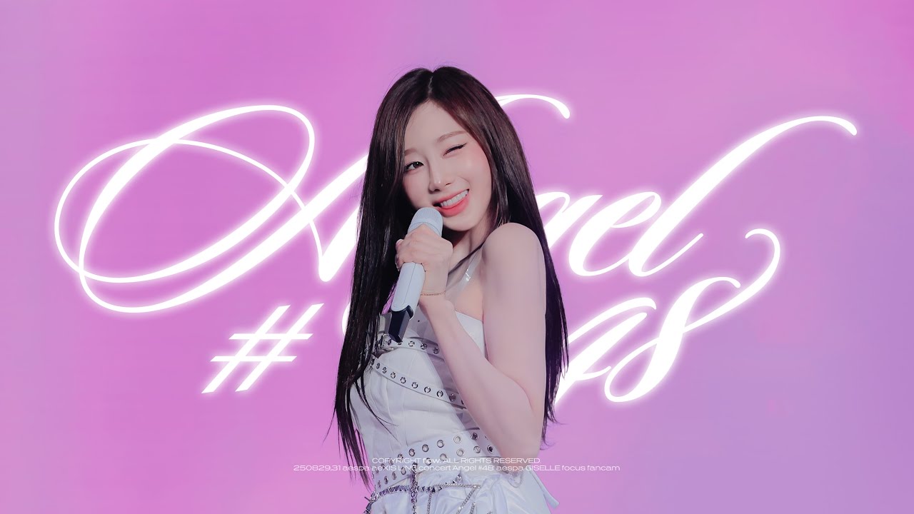 [4K] 250829,31 에스파 aespa aeXIS LINE 콘서트 Angel #48 지젤 GISELLE 직캠 fancam
