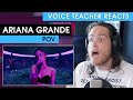 Voice Teacher Reacts to Ariana Grande - pov (Official Live Performance)