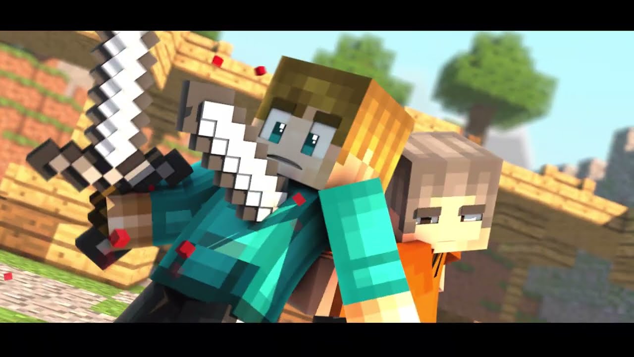 New Intro Template Minecraft and Png in desc ~ Cinema 4D ~ Old Animation 👍