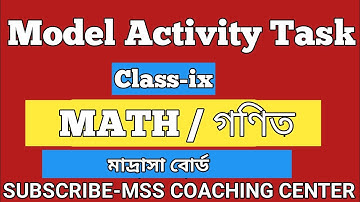 model Activity Task math / গণিত / part-1,2,3 , class- 9 July 29, 2020