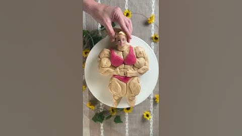 babe wake up new Barbie trailer dropped 💅 (buff Barbie and pregnant Ken)😭 #barbie #cake #shorts