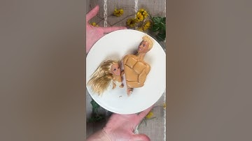 babe wake up new Barbie trailer dropped 💅 (buff Barbie and pregnant Ken)😭 #barbie #cake #shorts