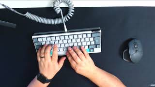 E6V2 With 62G Zealios And Carbon Fibre Plate - Typing Sounds