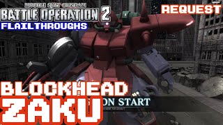 Gundam Battle Operation 2 Request: AMX-011 Zaku III As T10B Blockhead From Fang Of The Sun Dougram