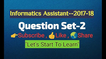 Informatics Assistant Question 2017-18 - सूचना सहायक भर्ती - Rajasthan Doitc -2