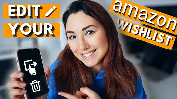 how to move or delete items from your amazon wishlist from your phone