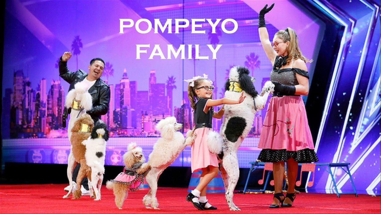 The Pompeyo Family Adorable Animal Act Performs Themed Dog