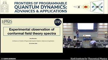 Experimental observation of conformal field theory spectra | Sara Murciano (LPTMS)