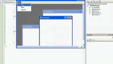 [C#] Multiple Document Interface (MDI).mp4
