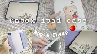 Unbox iPad Case เคสกันงอ ใส่ปลอกปากกาได้ สีใหม่ ลาเวนเดอร์จาก AppleSheep 🐑