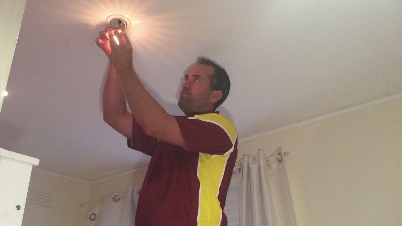 Halogen down lights their dangers and how to repace your globes YouTube