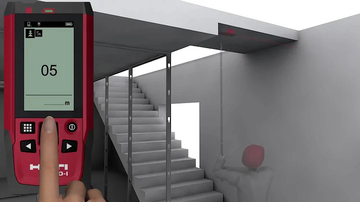 HOW TO  use the special functions of the Hilti PD-I laser distance measurer