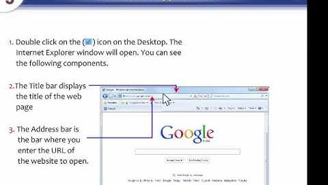 Computer Lesson - About The Internet Explorer || Knowledge ||