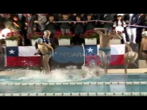 PIÑERA EMPUJA NIÑO A LA PISCINA ¡¡¡ MUY GRACIOSO !!!