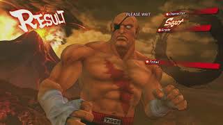 Street Fighter IV (Xbox 360) Arcade Mode as Sagat