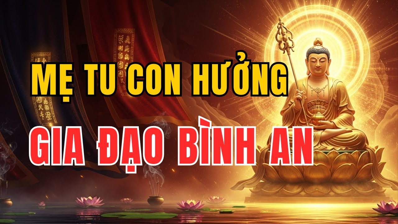 Phật Dạy: Mẹ Niệm Phật Hồi Hướng Mỗi Đêm – Con Cái Ngoan Hiền, Gia Đạo Hưng Thịnh