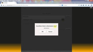 How to send a self-destructing message ?? Tutorial !!!