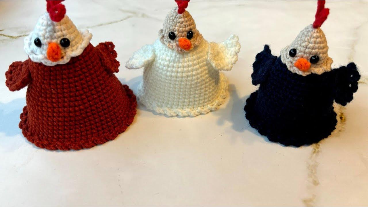 Мастер-класс класс по вязанию пасхальной курочки - YouTube