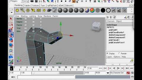 Maya 3D Modeling a Knife  Part 2