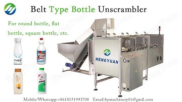 High-speed Multi-purpose Bottle Unscrambler for Plastic Bottle Sorting Machine