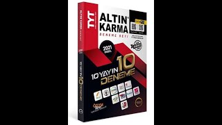 Altın Karma Tyt 2021 Deneme Incelemesi