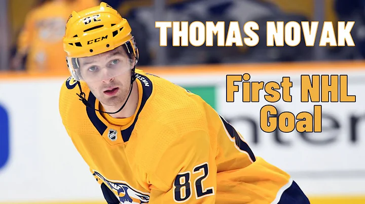 Thomas Novak #82 (Nashville Predators) first NHL g...