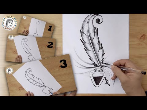 فيديو: كيفية رسم محبرة