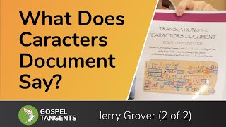 765: Translation of Caracters Document (Jerry Grover 2 of 2)